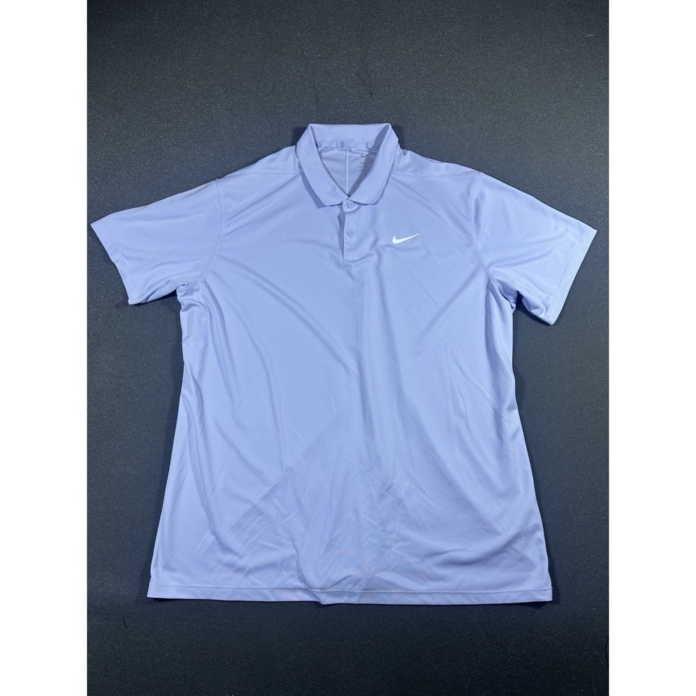 Men's Nike Dri Fit Lavender Polo XXL